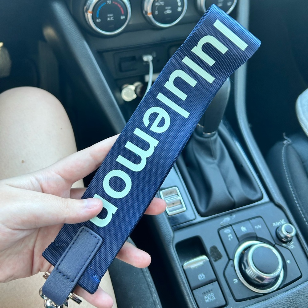 Brand new Lululemon key chain never used!!